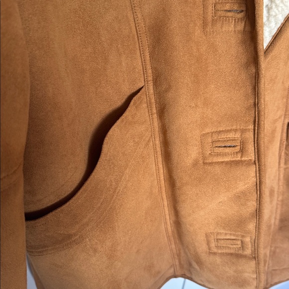H&M Cream Shearling Lined Jacket - Picture 2 of 5